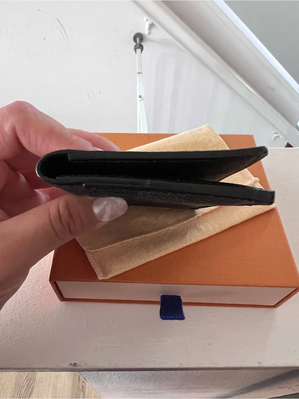 Louis Vuitton Black Damier Graphite Card & Key Holder